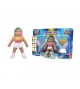 Boneco 14 cm  Super Elastico Dye Branco - Luta Mundial - Stretchapalz - Sunny
